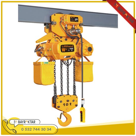 10 TON 4 HAREKETLİ ZİNCİRLİ VİNÇ