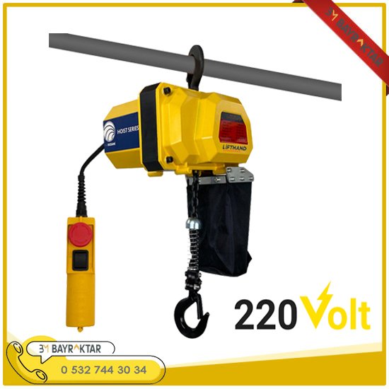 150 KG 220 VOLT ZİNCİRLİ VİNÇ
