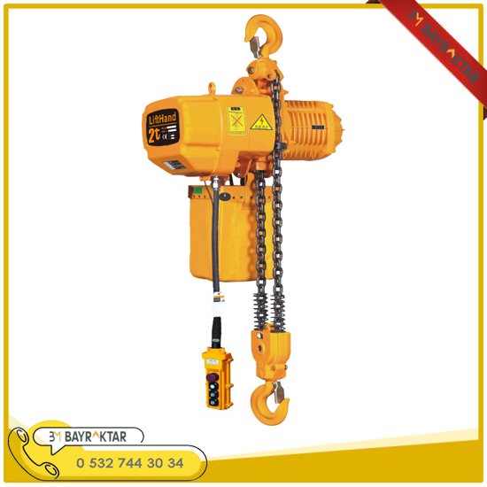 2 TON 2 HAREKETLİ ÇİFT ZİNCİRLİ VİNÇ