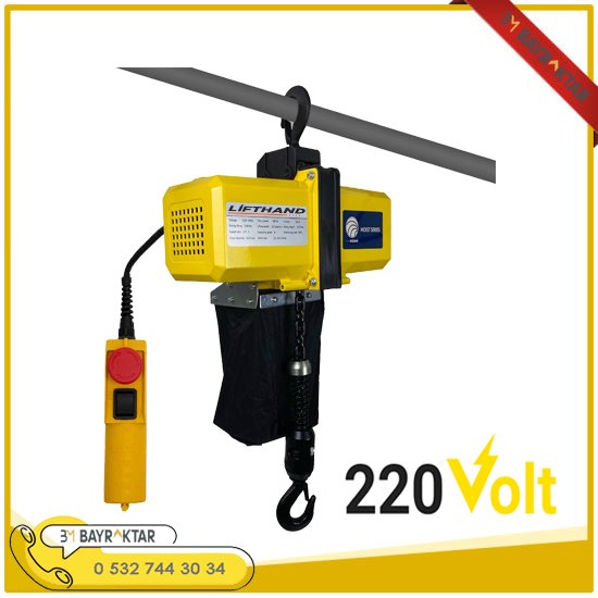 500 KG 220 VOLT ZİNCİRLİ VİNÇ