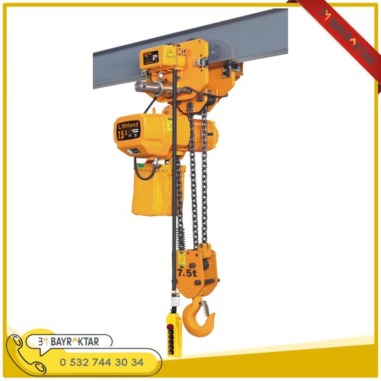 7,5 TON 4 HAREKETLİ ZİNCİRLİ VİNÇ